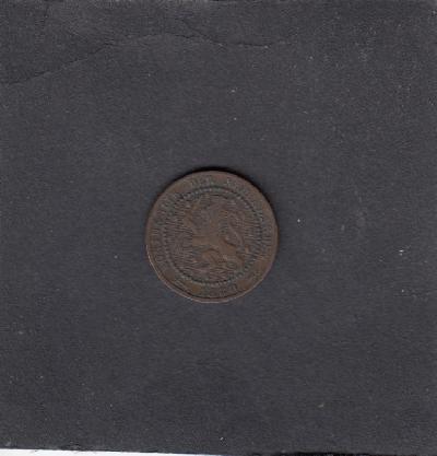 Beschrijving: 1 Cent WILLEM III  